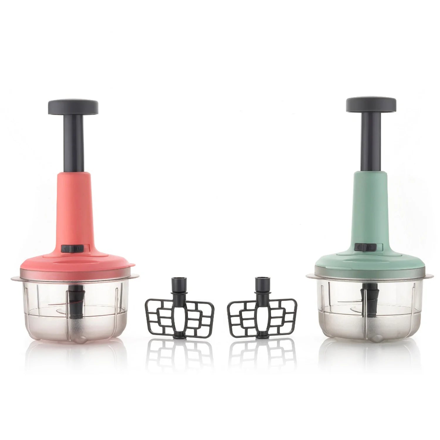 5102 2in1 push chopper 800ml Stainless Steel Blade Quick & Powerful Manual Hand Held Food Chopper to Chop & Cut Fruits, Vegetables, Herbs, Onions for Salsa, Salad Deodap 5102 2in1 push chopper 800ml Stainless Steel Blade Quick & Powerful Manual Hand Held Food Chopper to Chop & Cut Fruits, Vegetables, Herbs, Onions for Salsa, Salad Deodap